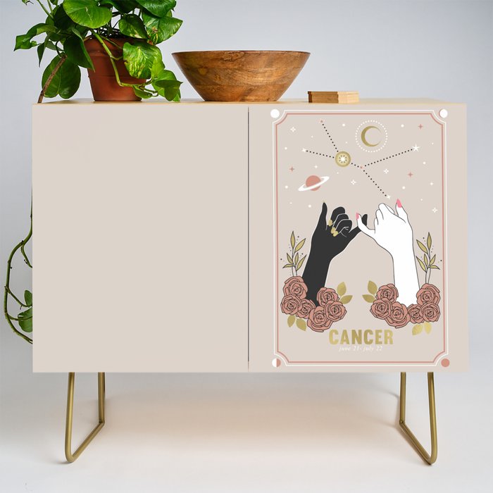 Cancer Zodiac Series Credenza Gallery Image 1