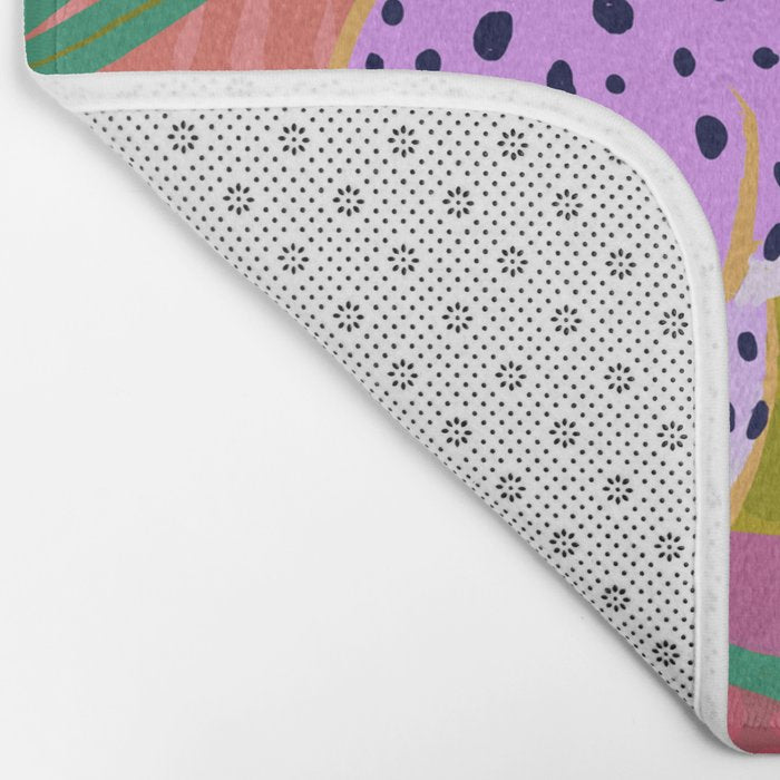 Pink Cheetah Bath Mat Gallery Image 2