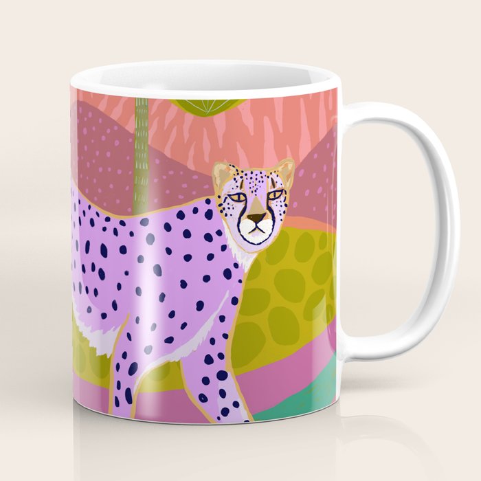Pink Cheetah Coffee Mug Gallery Image 1