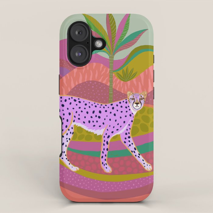 Pink Cheetah iPhone Case Gallery Image 1