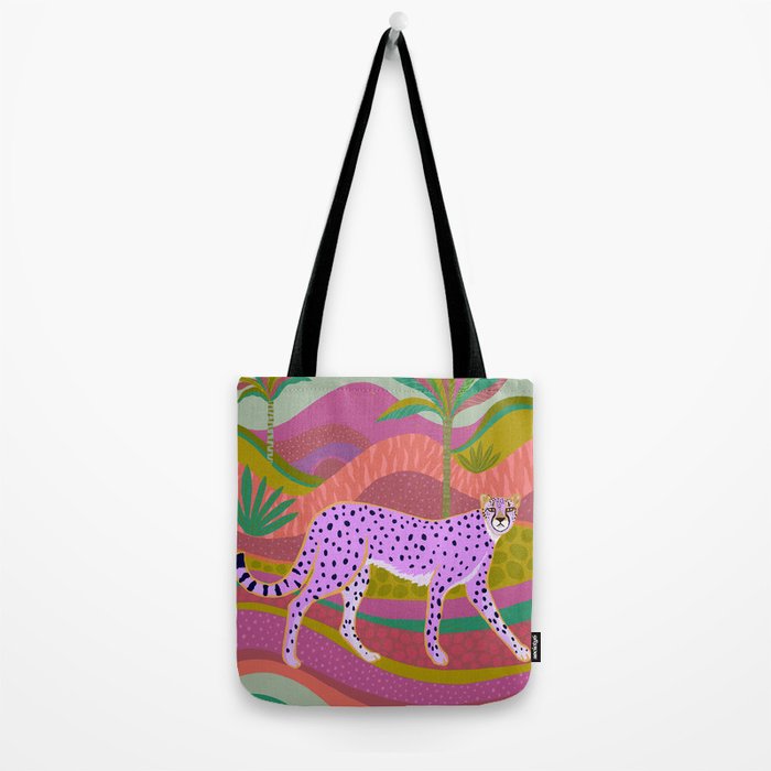 Pink Cheetah Tote Bag Gallery Image 2