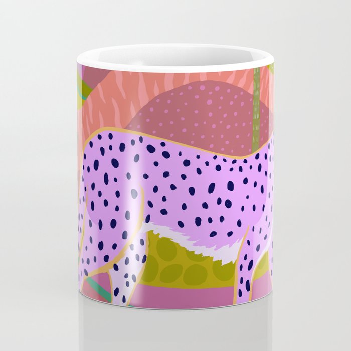 Pink Cheetah Coffee Mug Gallery Image 4