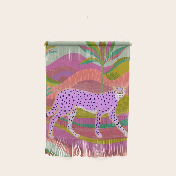 Pink Cheetah Wall Hanging Gallery Image 1
