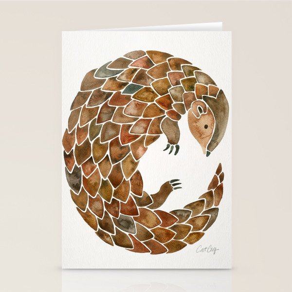 Pangolin Stationery Card Gallery Image 2