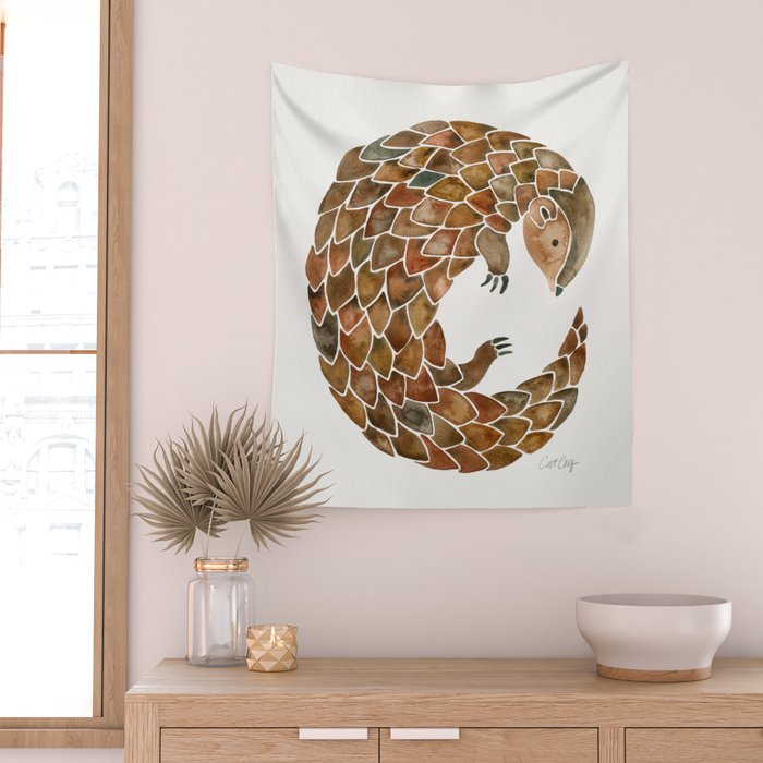 Pangolin Wall Tapestry Gallery Image 2