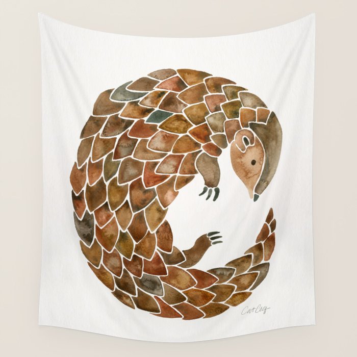 Pangolin Wall Tapestry Gallery Image 4