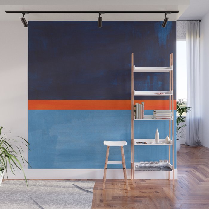 Orange Ice  Wall Mural Gallery Image 1
