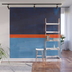 Orange Ice  Wall Mural Gallery Image 1