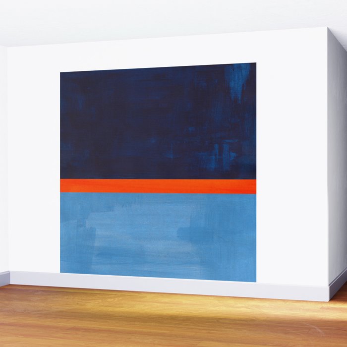 Orange Ice  Wall Mural Gallery Image 2