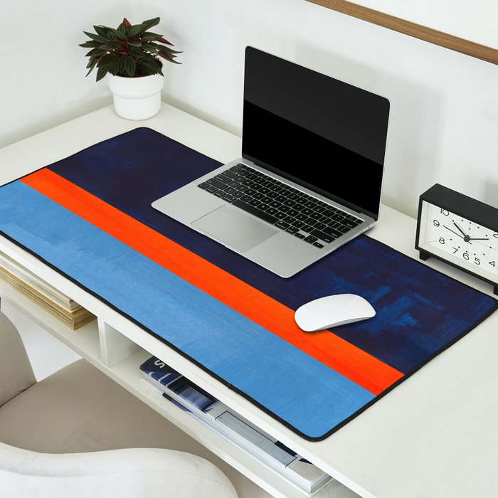 Orange Ice  Desk Mat Gallery Image 2