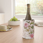 Vintage And Shabby Chic- Pink  Summer Peonies Antique Botanical Flower Garden Wine Chiller Gallery Image 4