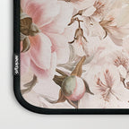 Vintage And Shabby Chic- Pink  Summer Peonies Antique Botanical Flower Garden Laptop Sleeve Gallery Image 3