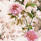 Vintage And Shabby Chic- Pink  Summer Peonies Antique Botanical Flower Garden Coffee Mug Gallery Image 2