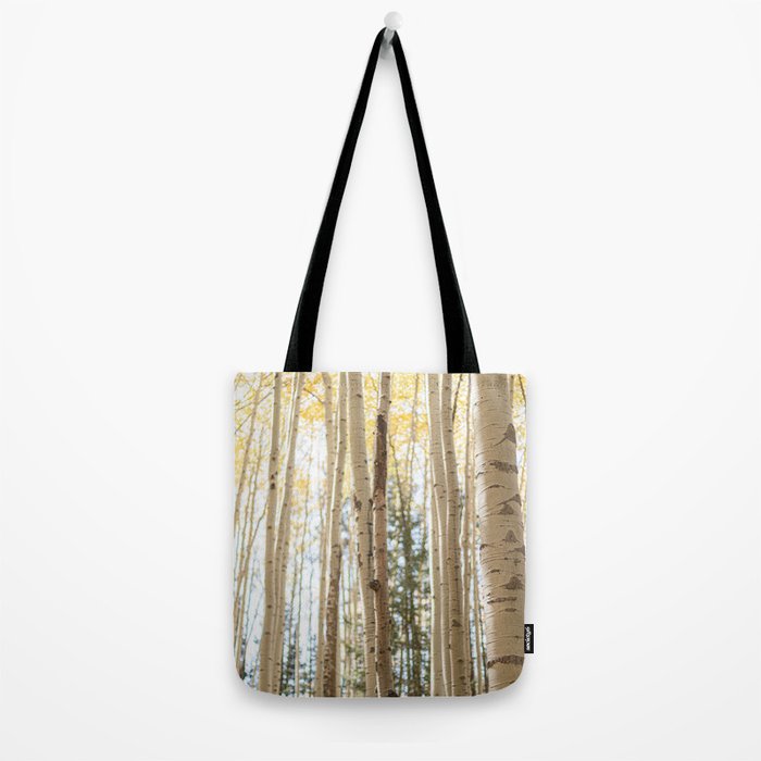 Autumn Aspen Forest Colorado Photography Tote Bag Gallery Image 2