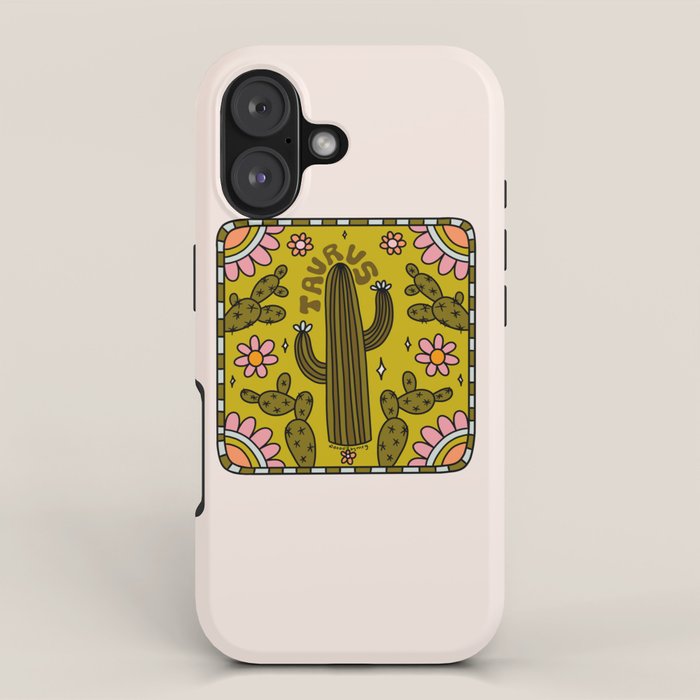 Taurus Cactus iPhone Case Gallery Image 1