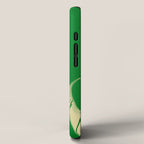 Minimalist Green Cat 2 iPhone Case Gallery Image 2