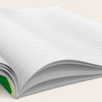 Minimalist Green Cat 2 Notebook Gallery Image 2