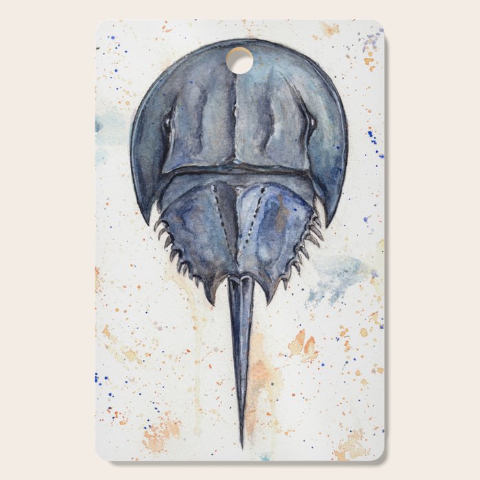 Horseshoe Crab Blues Cutting Board Gallery Image 1