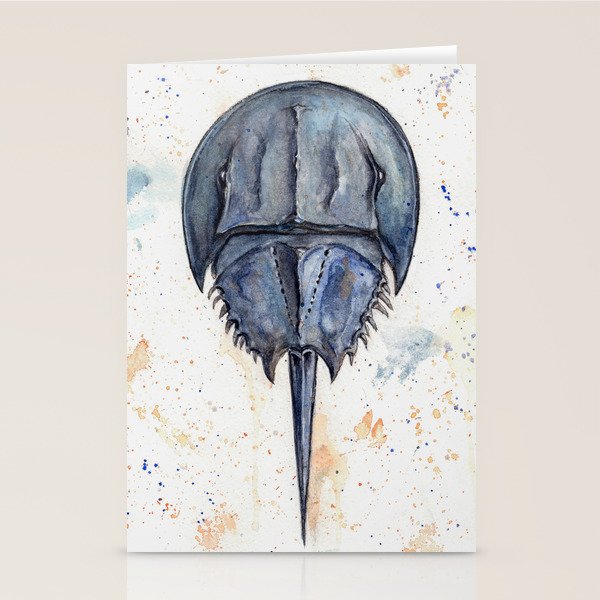 Horseshoe Crab Blues Stationery Card Gallery Image 1