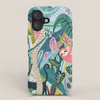 Jungle Sloth & Panther Pals iPhone Case Gallery Image 1
