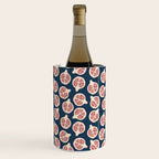 Pomegranate Fruit Navy Blue Wine Chiller Gallery Image 1