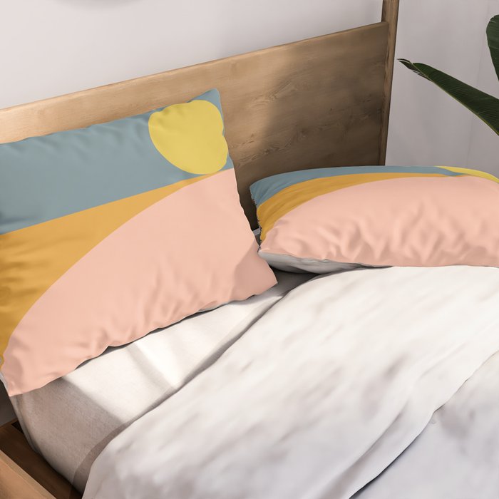Simplistic Landscape XIV Pillow Sham Gallery Image 2
