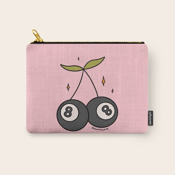 Cherry 8 Ball Carry All Pouch Gallery Image 1