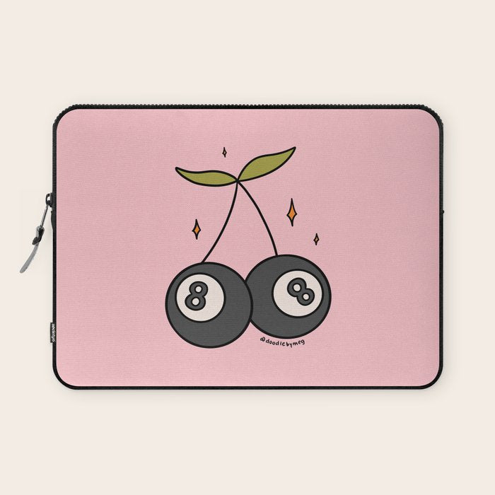 Cherry 8 Ball Laptop Sleeve Gallery Image 1