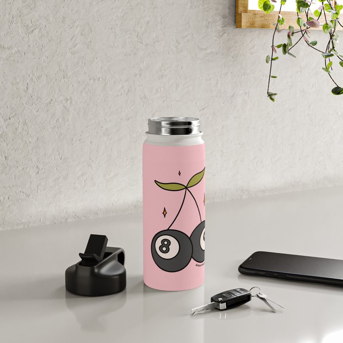 Cherry 8 Ball Water Bottle Gallery Image 4