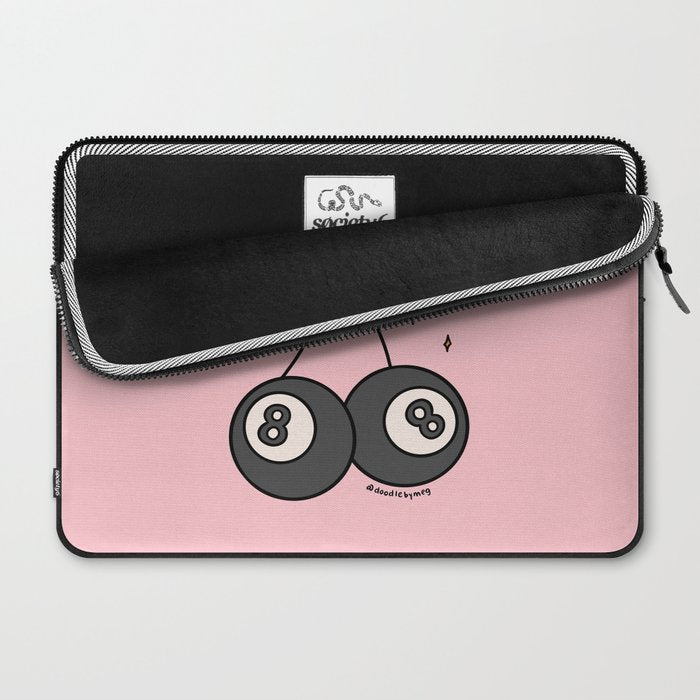 Cherry 8 Ball Laptop Sleeve Gallery Image 2