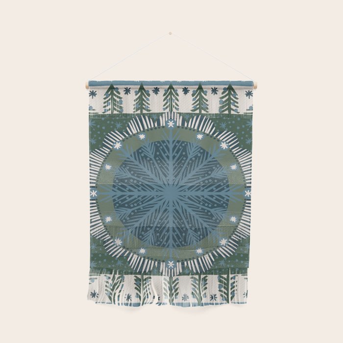 Christmas Symmetric Pattern #3 Wall Hanging Gallery Image 1