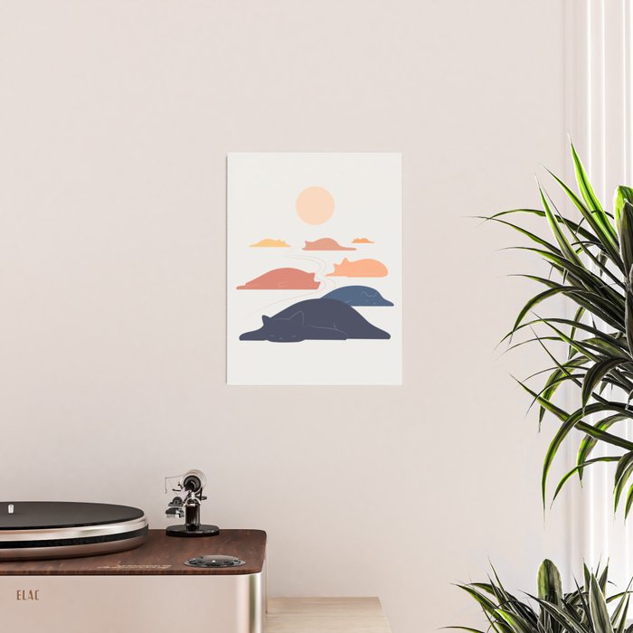 Cat Landscape 159 Poster Gallery Image 2