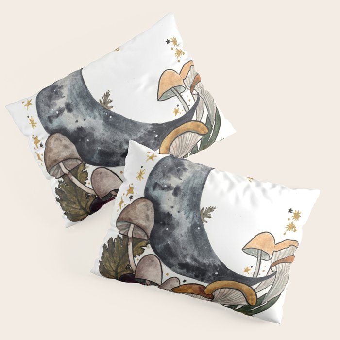 Mushroom Moon Pillow Sham Gallery Image 1