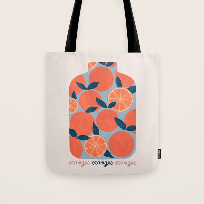 Canned Oranges Tote Bag Gallery Image 1