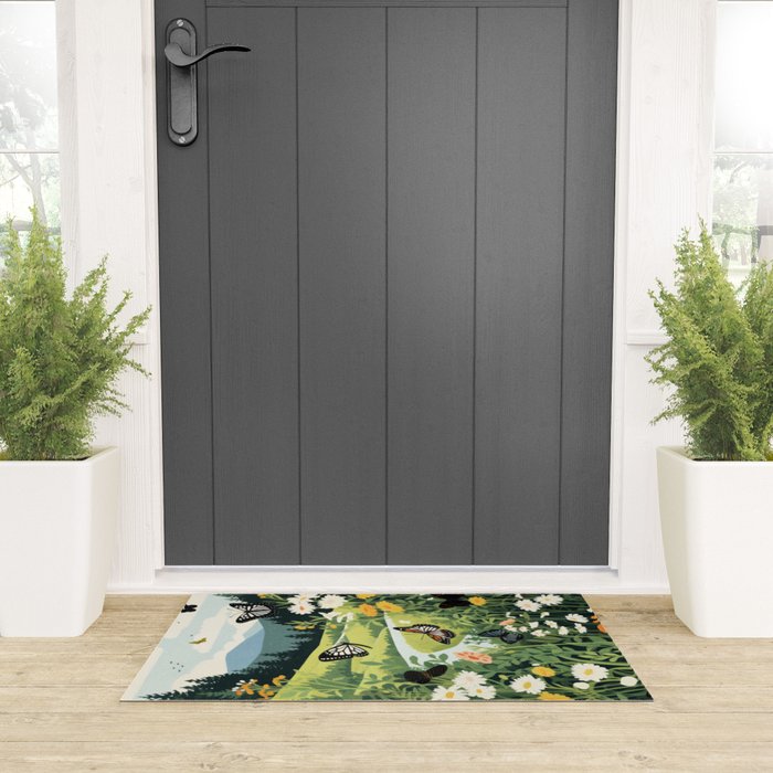 Butterfly Path Welcome Mat Gallery Image 3