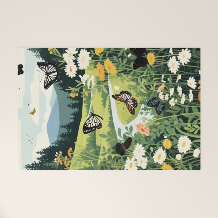 Butterfly Path Welcome Mat Gallery Image 1