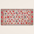 Bokhara  Antique Uzbek Suzani Embroidery Print Desk Mat Gallery Image 3
