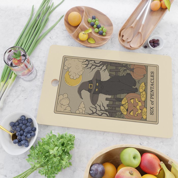 Six of Pentacles Cutting Board Gallery Image 2