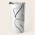 Female Figure Line Art Travel Mug Gallery Image 3