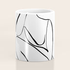 Female Figure Line Art Coffee Mug Gallery Image 4