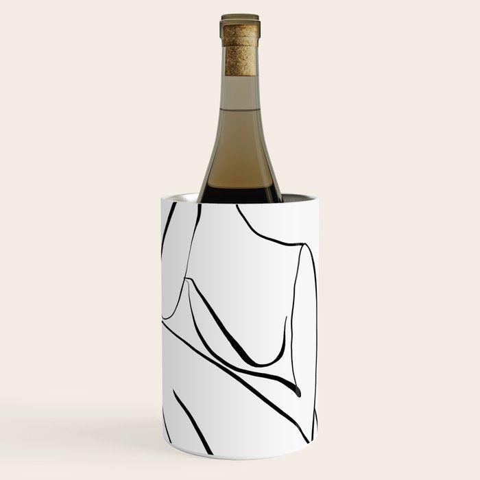 Female Figure Line Art Wine Chiller Gallery Image 1
