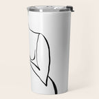 Female Figure Line Art Travel Mug Gallery Image 2