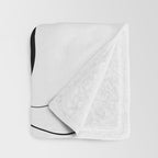Female Figure Line Art Throw Blanket Gallery Image 3