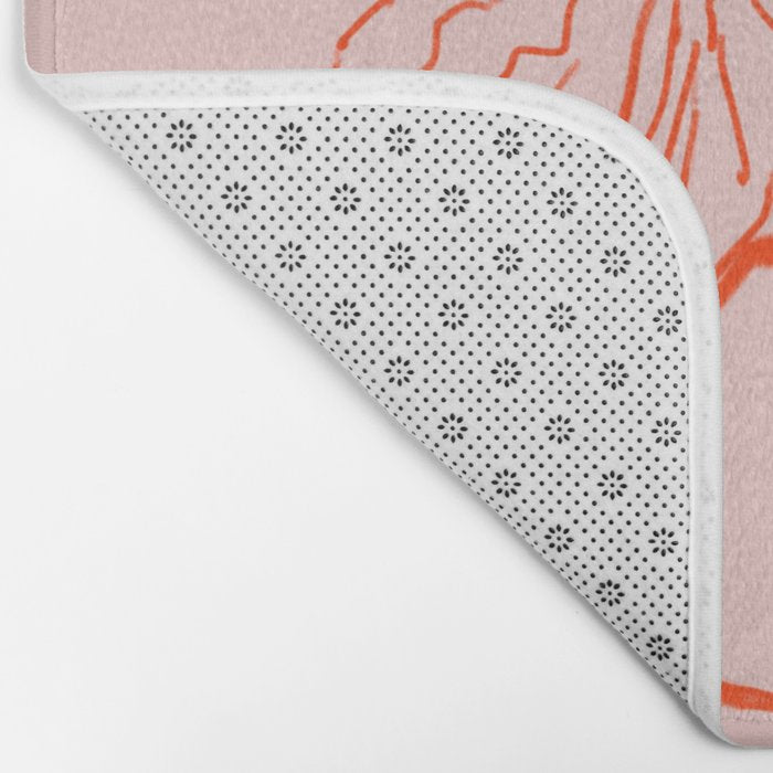 MIRROR SELFIE PINK Bath Mat Gallery Image 2