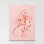 MIRROR SELFIE PINK Stationery Card Gallery Image 2