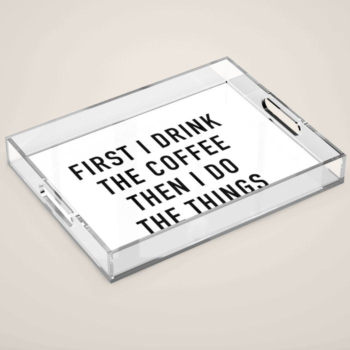 Coffee Acrylic Tray Gallery Image 1