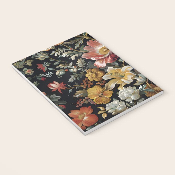 Countryside Bloom Ethereal Dark Floral Notebook Gallery Image 3