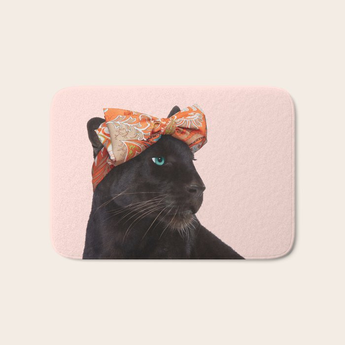 FASHION PANTHER Bath Mat Gallery Image 1