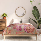 Garden Vegetables and Fresh Fruit in Mocha Mousse Comforter Gallery Image 3