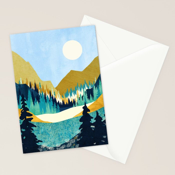Flower Vista Stationery Card Gallery Image 2